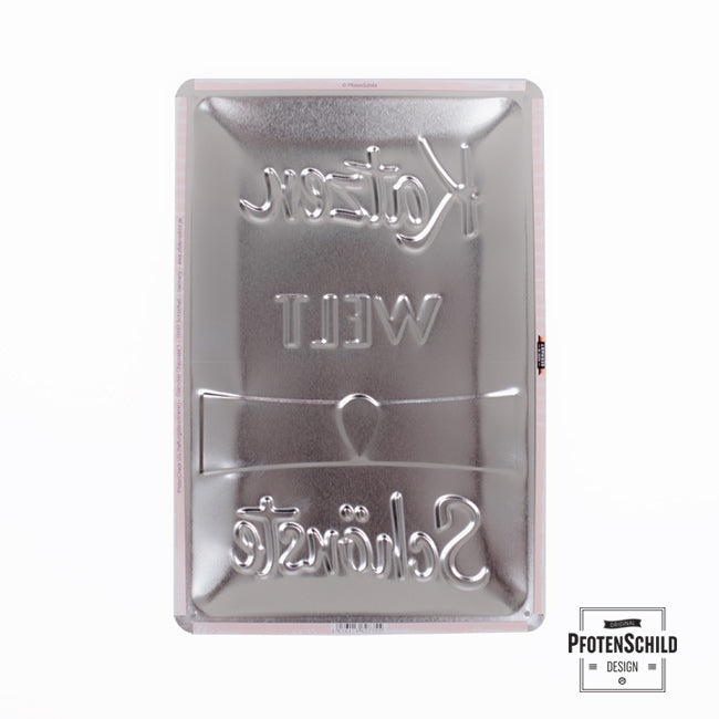 Blechschild: Schönste Katze der Welt