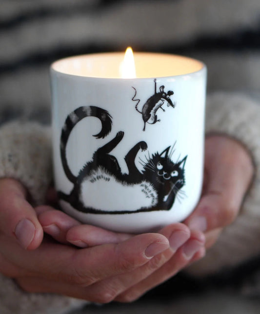 Duftkerze Becherkerze Katz und Maus