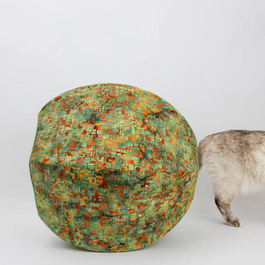 The Cat Ball Green/Brown Batic