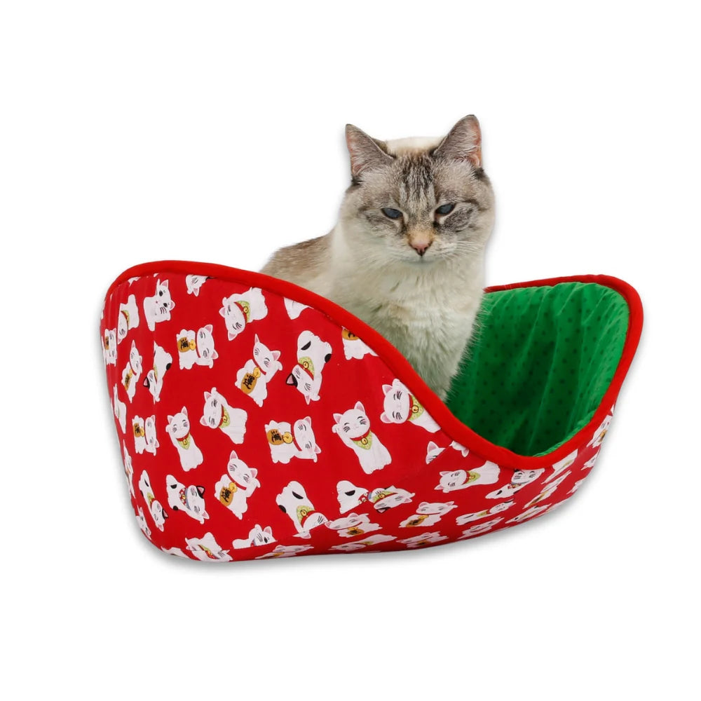 Jumbo Cat Canoe Maneki Neko – purrmania - Main Image