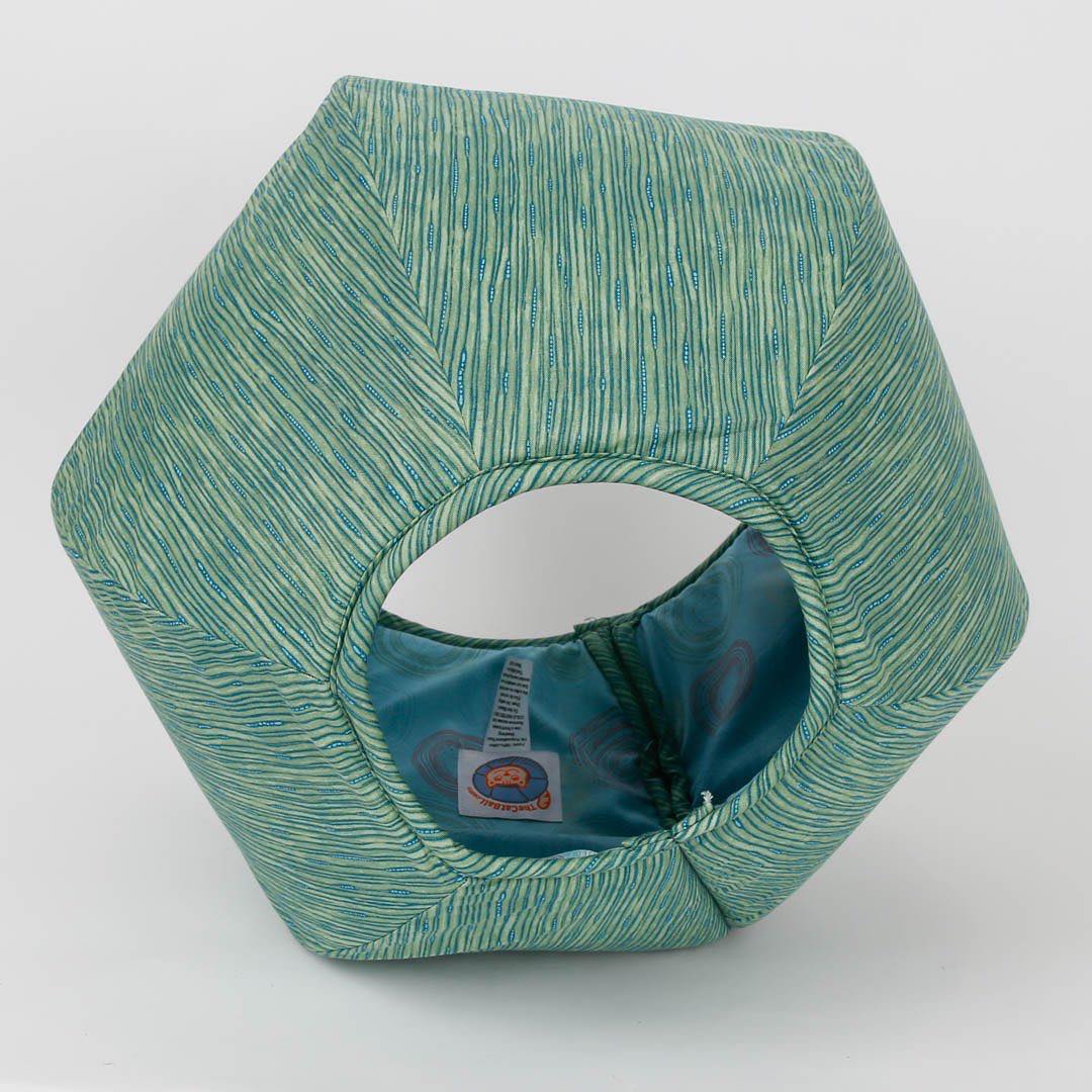The Cat Ball Scandi Green Stripes