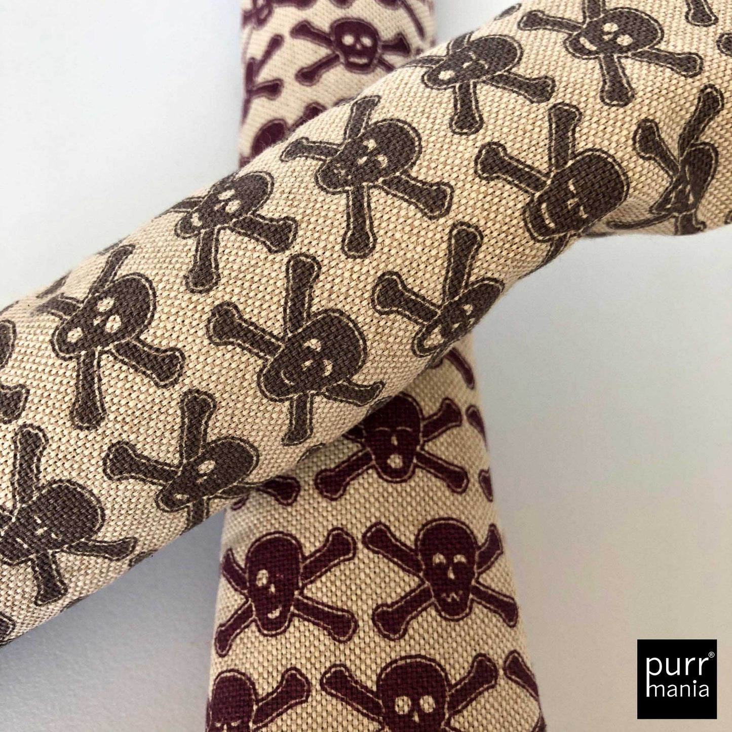 crunchy roll skulls Doppelpack - je 1 grey und 1 bordeaux