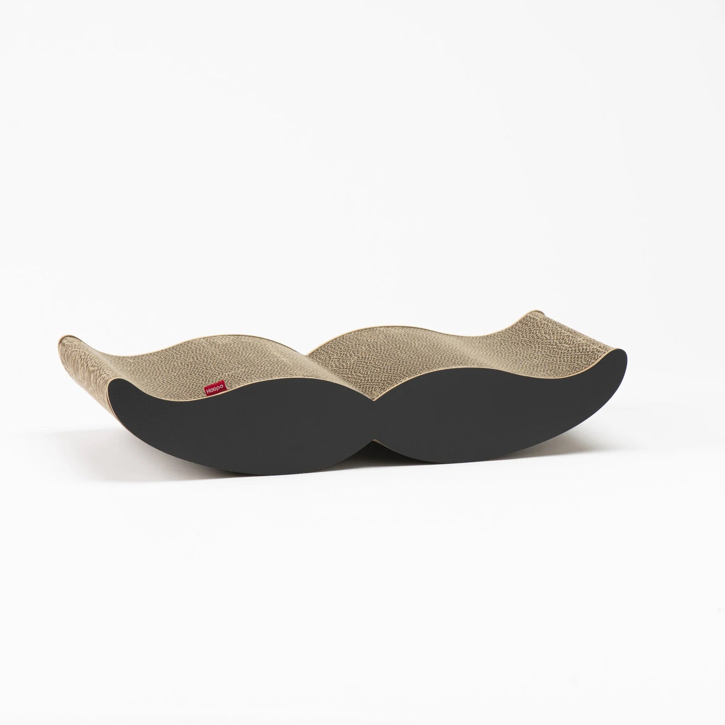 Hoopo Moustache - Kratzmöbel Schwarz
