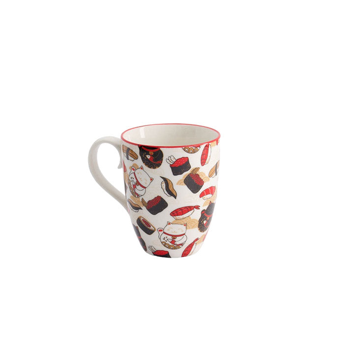 Tasse Kawaii Sushi Lucky Cat Ø 8.5 cm, 380 ml