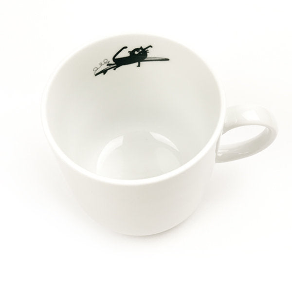 Porzellan Tasse Friedegunde surft