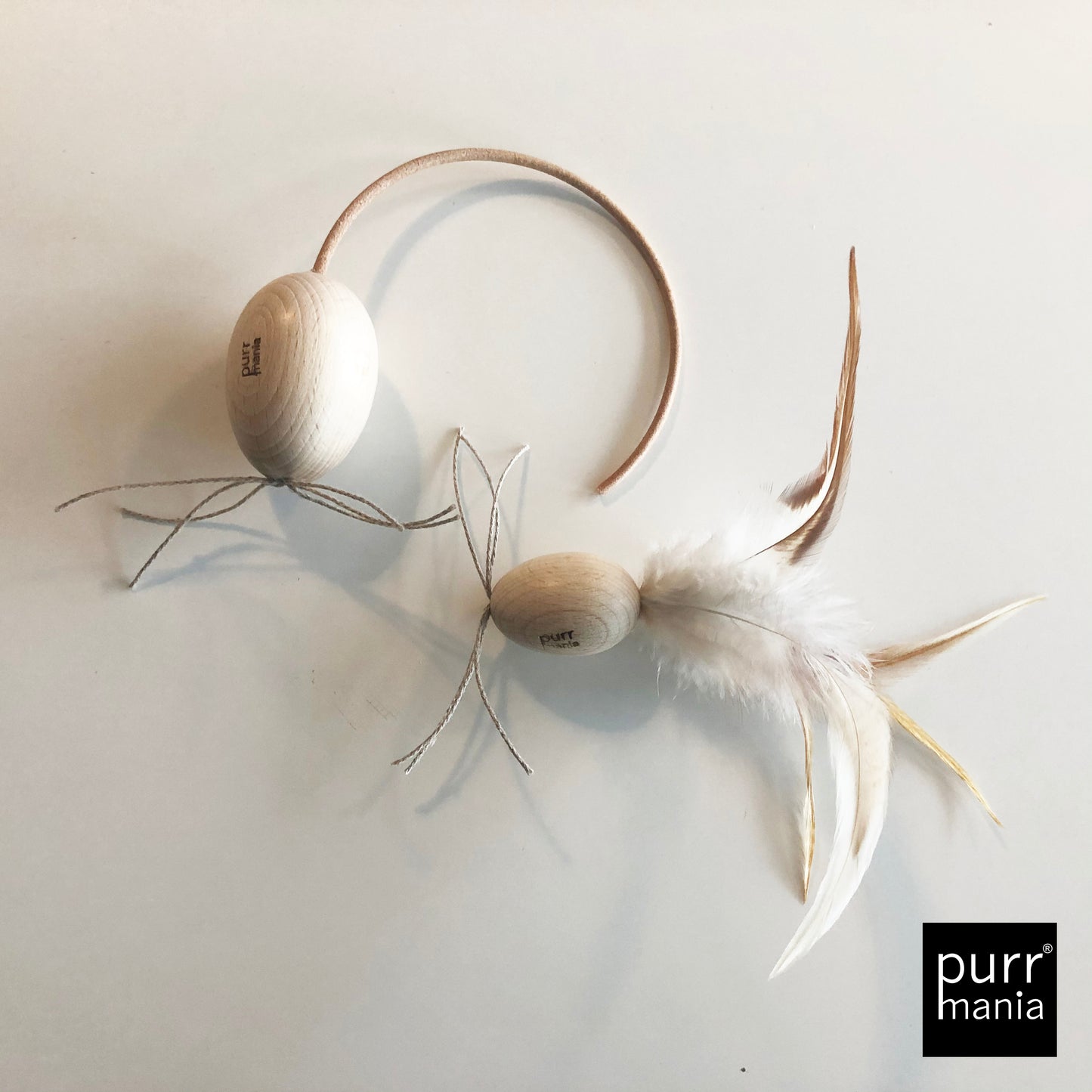 Doppelpack Holzmäuse woody leather + woody feathers