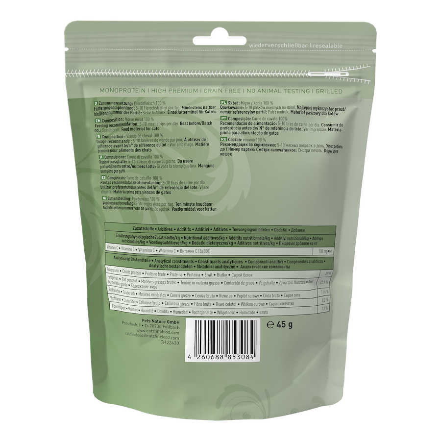 catz finefood Meatz N°15 Pferd 45g