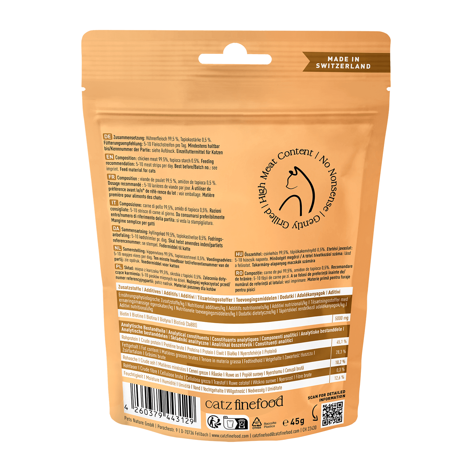 catz finefood Meatz Huhn 45g
