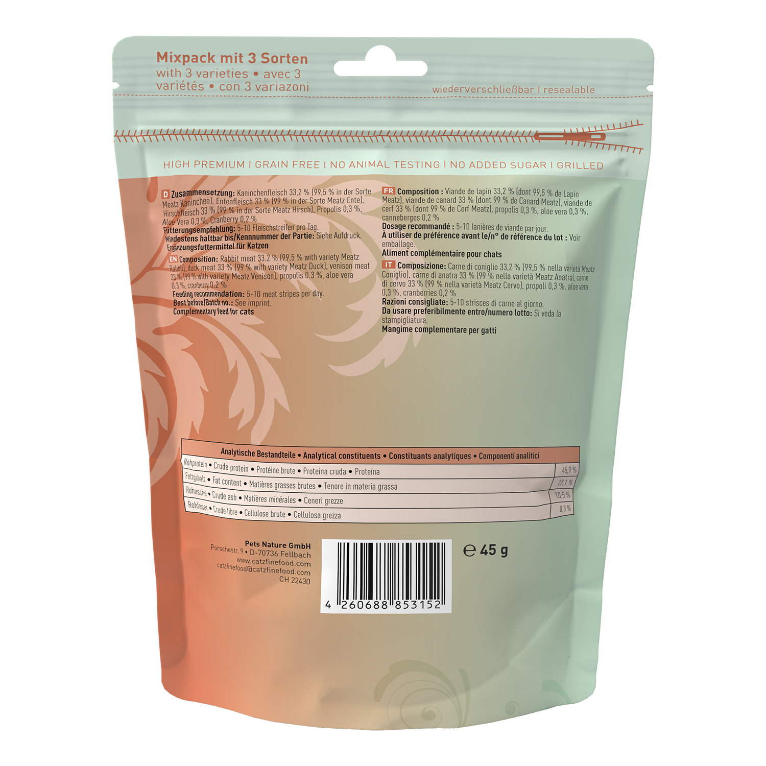 catz finefood Meatz Wild Mix 45g