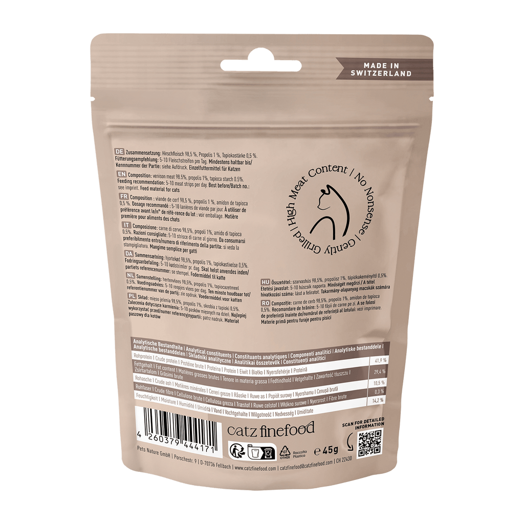 catz finefood Meatz Hirsch 45g