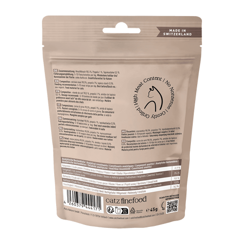 catz finefood Meatz Hirsch 45g