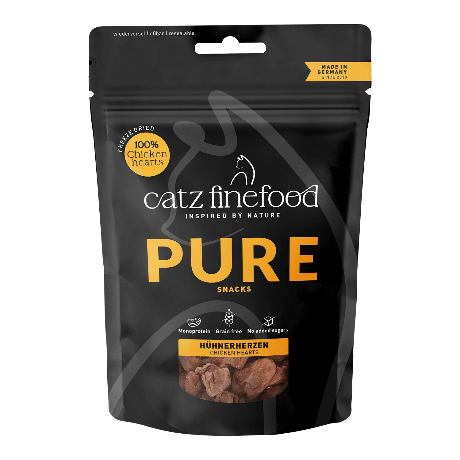 catz finefood Pure Snacks Hühnerherzen 35g