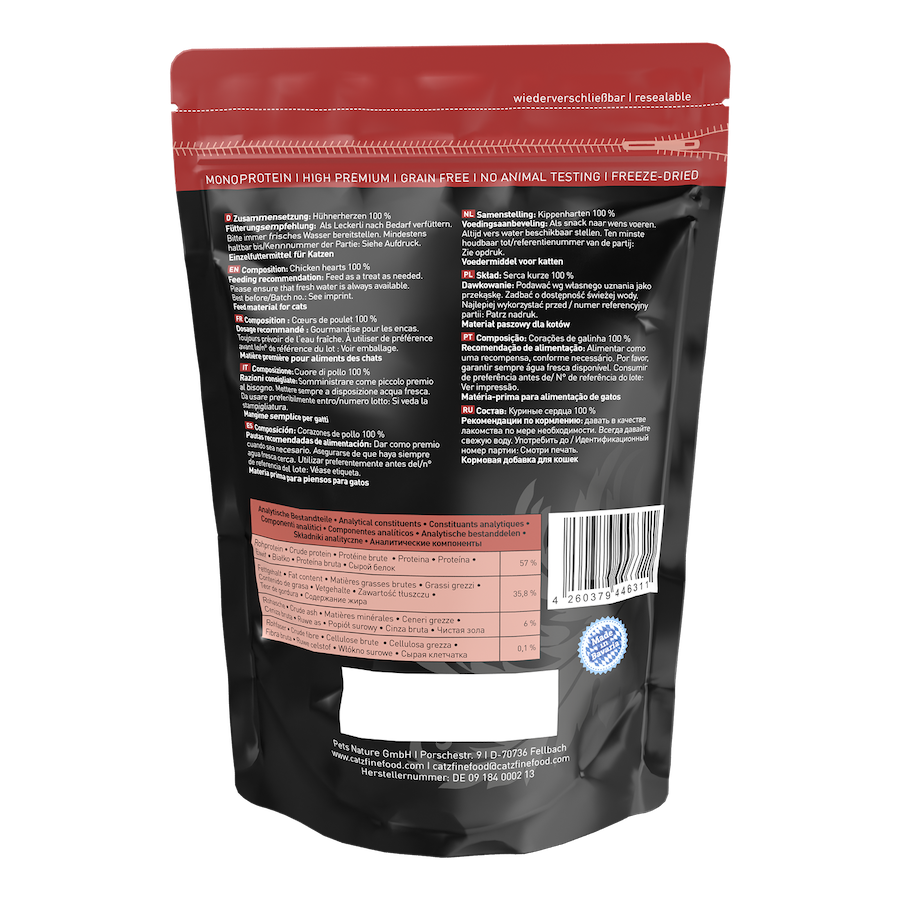 catz finefood Purrrrly N° 103 - Hühnerherzen 35g