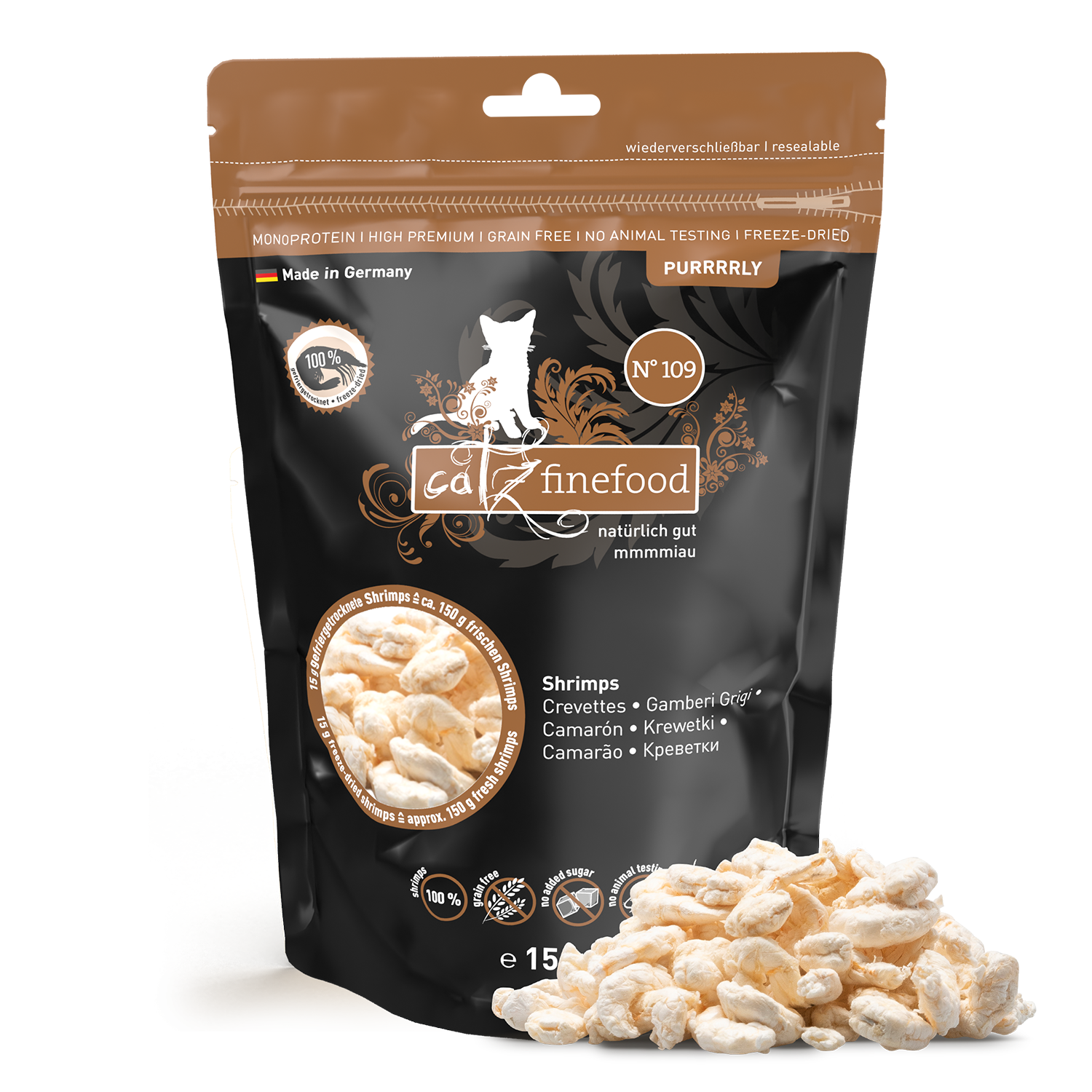 catz finefood Purrrrly N° 109 - Shrimps 15g