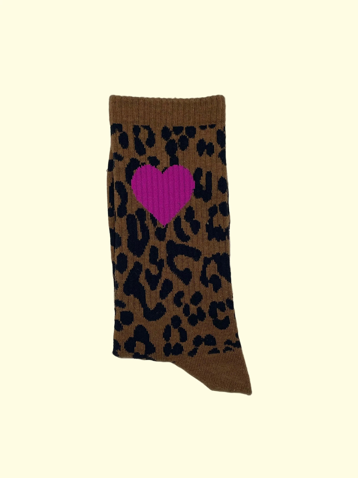 Socke Leo Pinkes Herz
