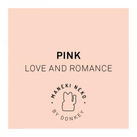 Lucky Cat - Winkekatze - pink