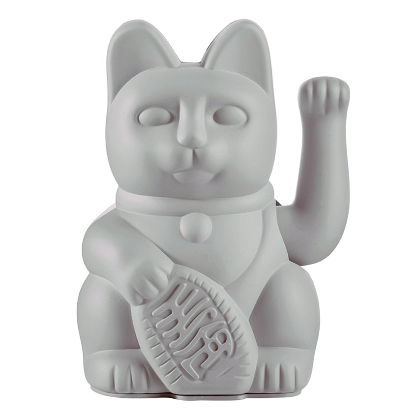 Lucky Cat - Winkekatze - grau