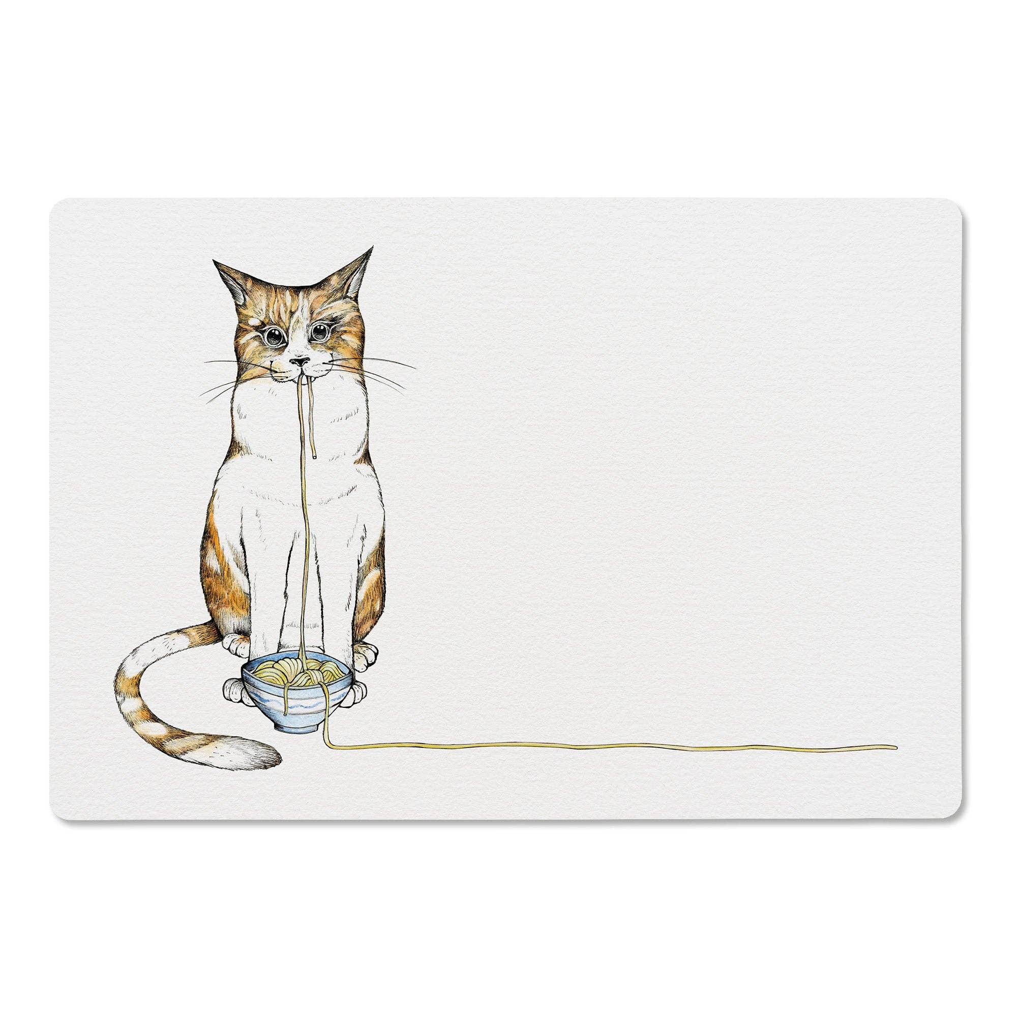 Holzbrettchen - Ramenkatze