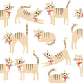 Cat Story Napkin 33x33