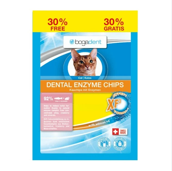 bogadent® DENTAL ENZYME CHIPS CHICKEN Katze 50 g + 30%