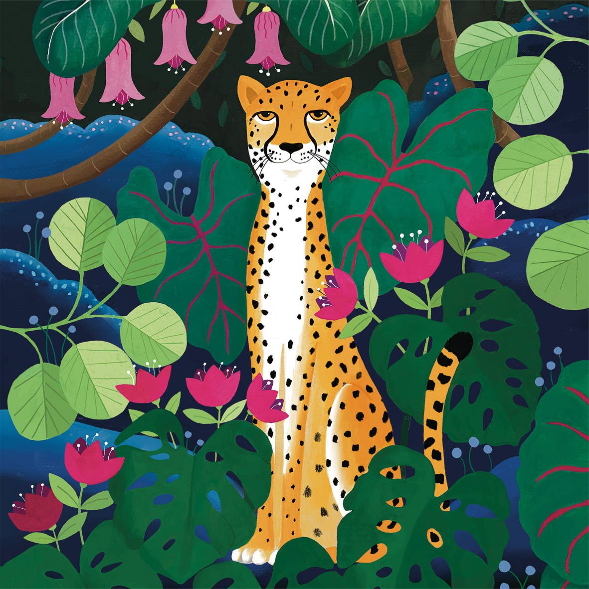 Cheetah Napkin 25X25