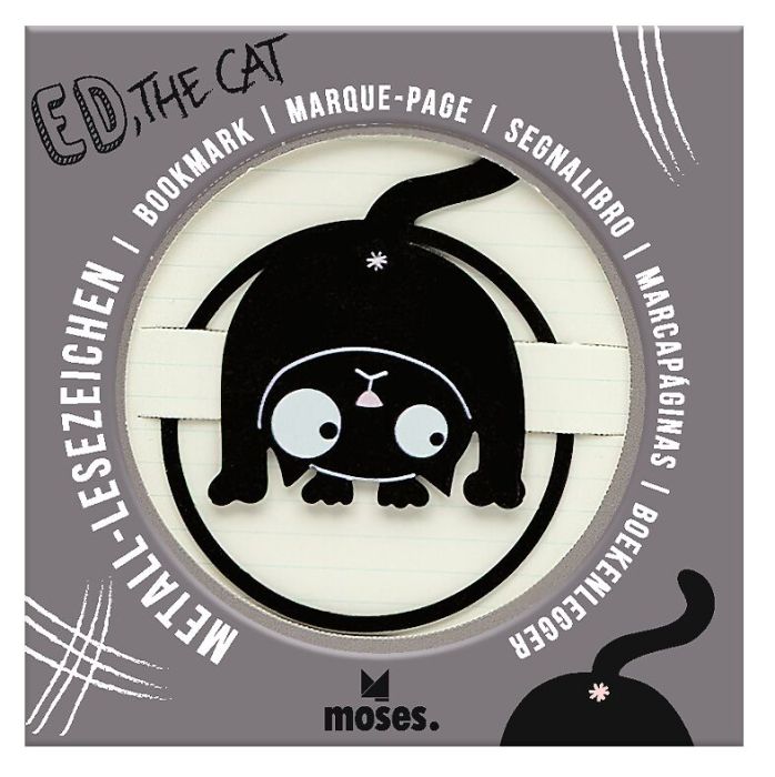 Ed, the Cat Metall-Lesezeichen