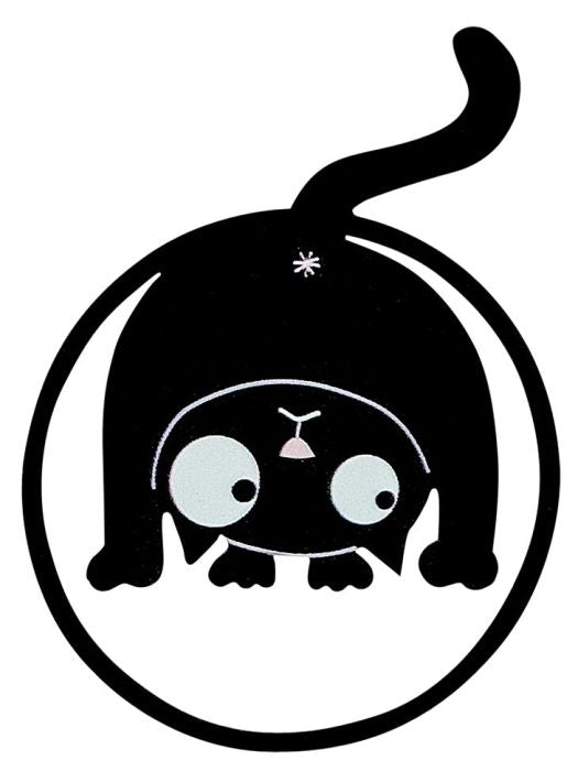 Ed, the Cat Metall-Lesezeichen