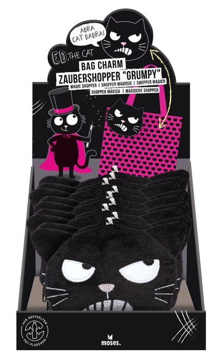Ed, the Cat Bag Charm Zaubershopper Grumpy