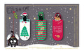 Ed, the Cat Magnetlesezeichen XMas