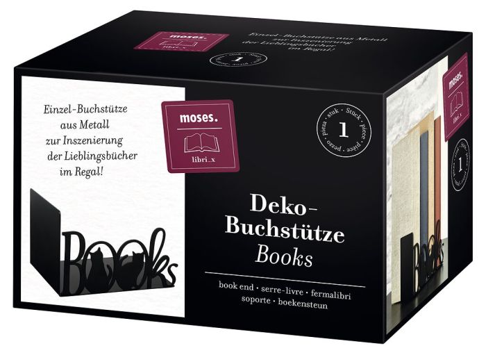 Deko-Buchstütze moses. libri_x