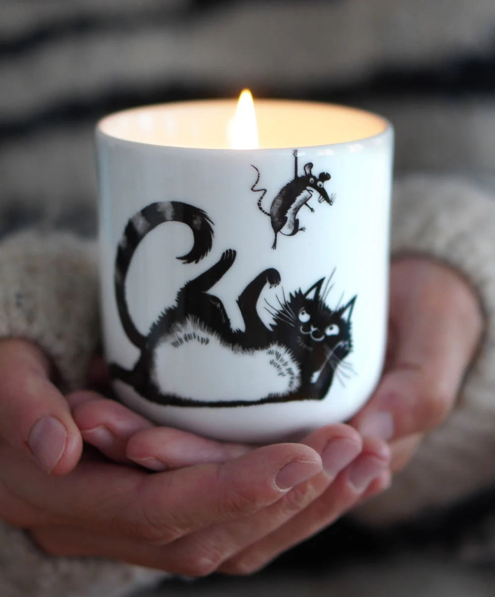 Duftkerze Becherkerze Katz und Maus