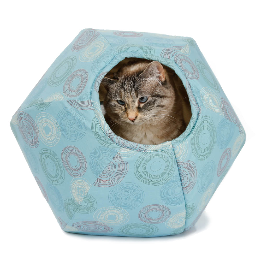 The Cat Ball Scandi Blue Circle