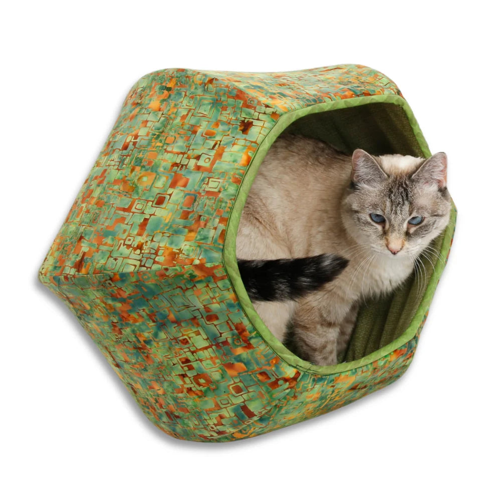The Cat Ball Green/Brown Batic