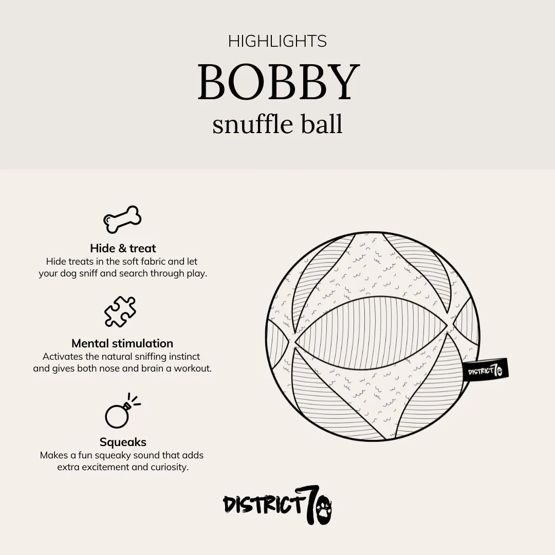 BOBBY Snuffle Ball - 13cm - verschiedene Farben
