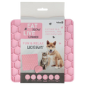 Eat Slow Live Longer Fun and Relax Lick Mat Schleckmatte Rosa
