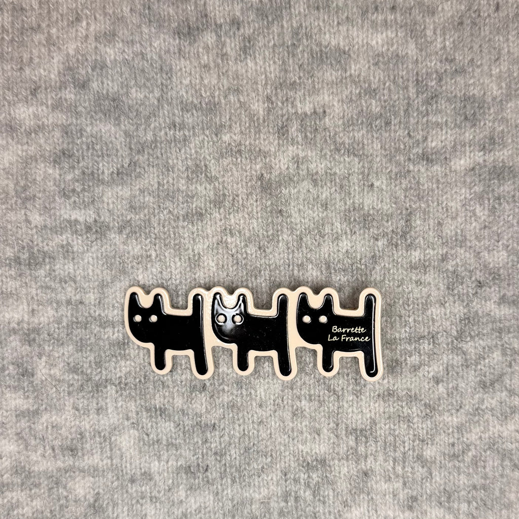Haarclip Walking Cats