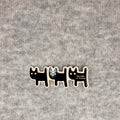 Haarclip Walking Cats