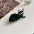 Haarklammer black cat