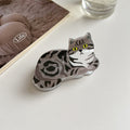 Haarklammer tabby cat