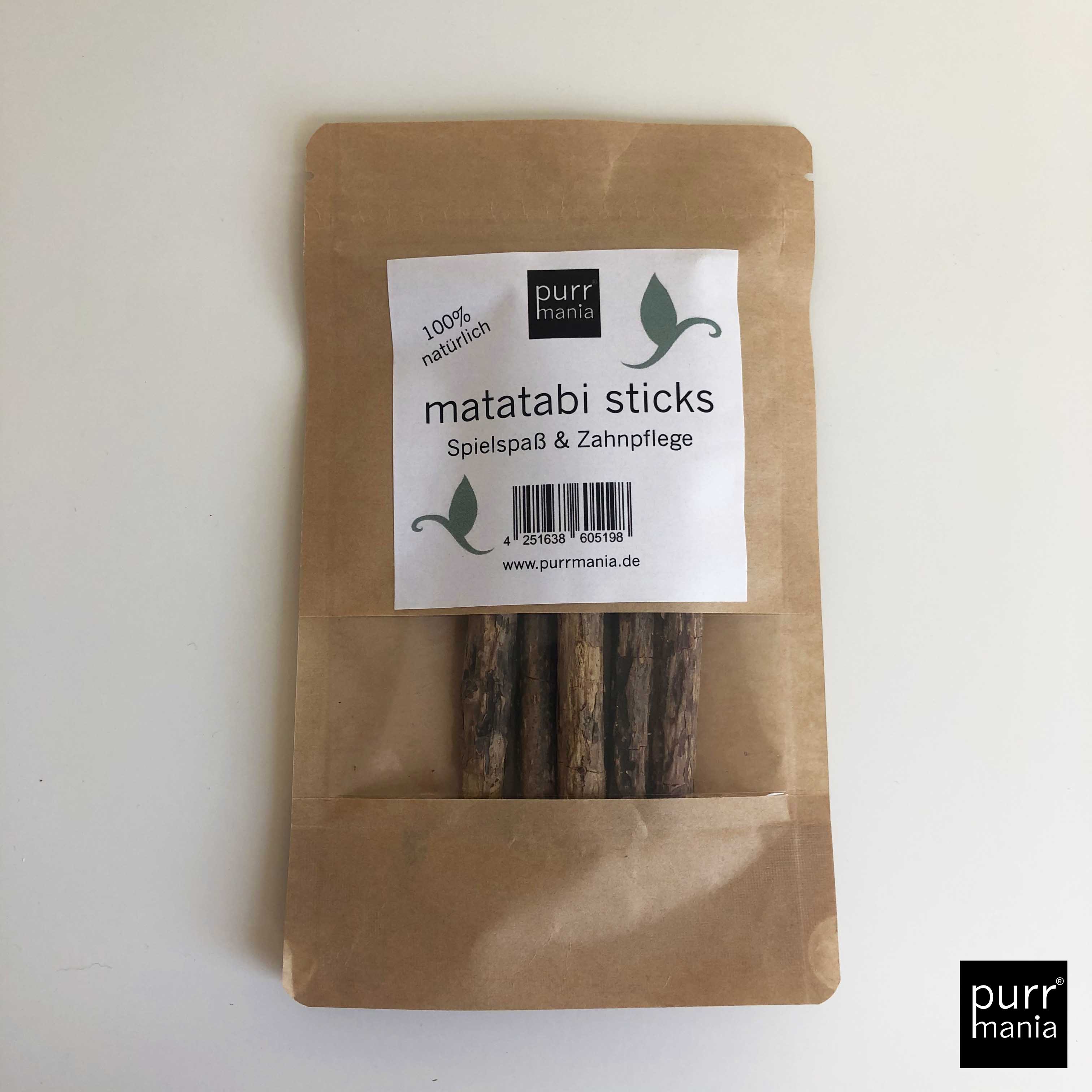 Matatabi-Sticks naturbelassen