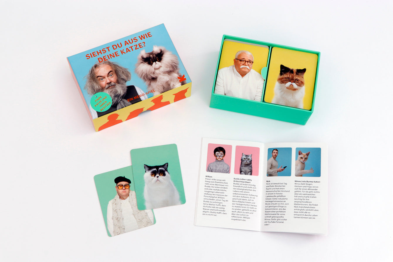 Siehst Du aus wie deine Katze - Memo Spiel