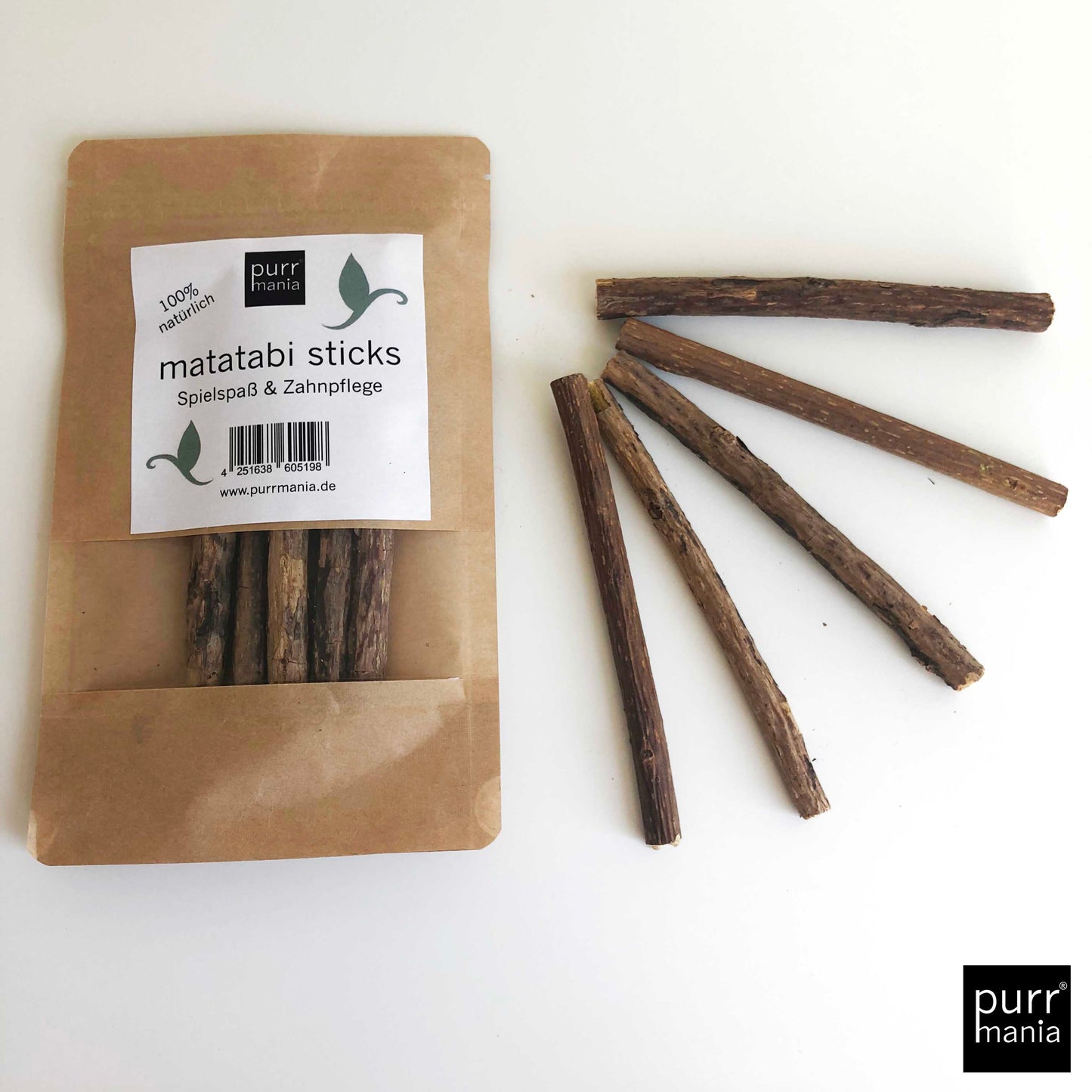 Matatabi-Sticks naturbelassen