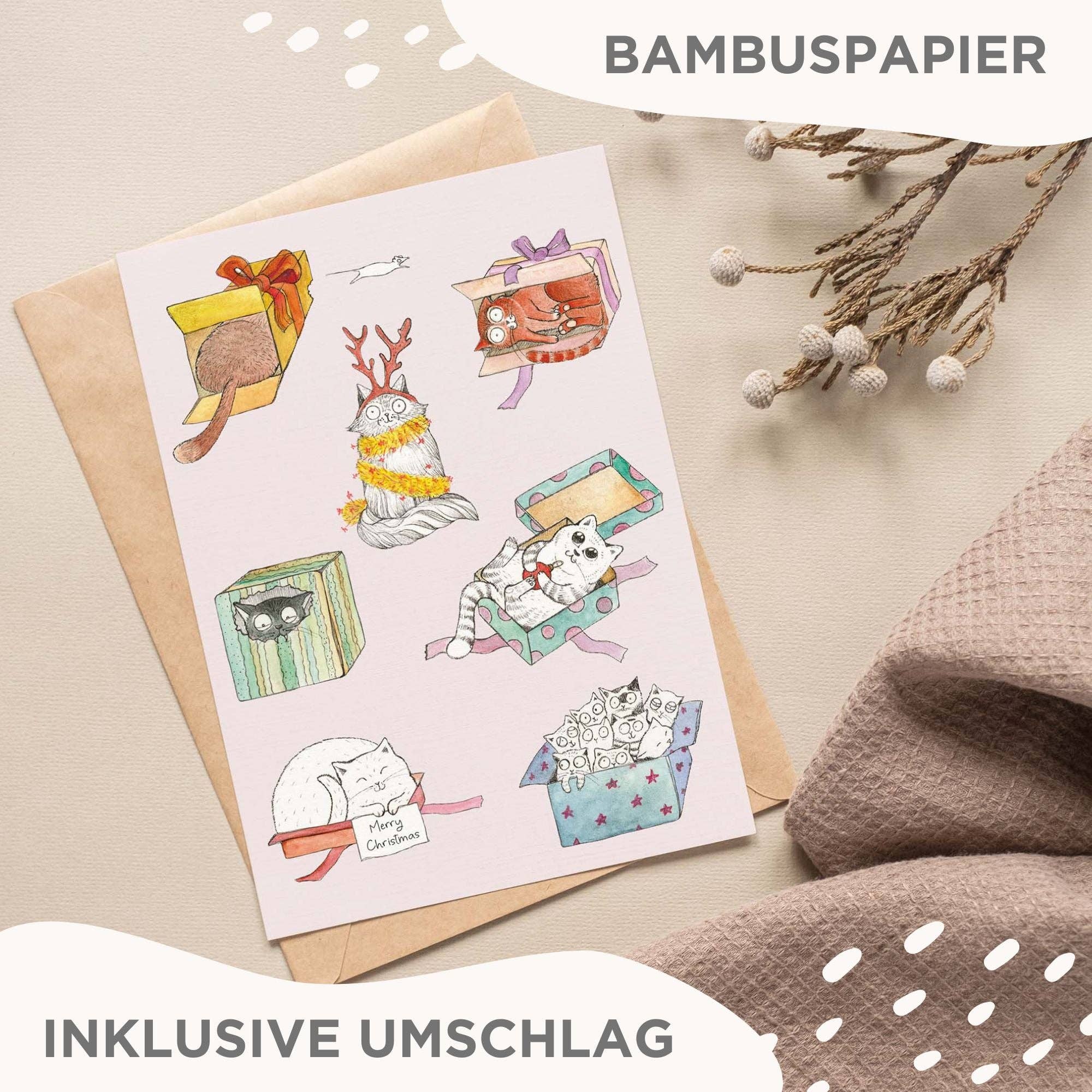 Klappkarte – Catmas