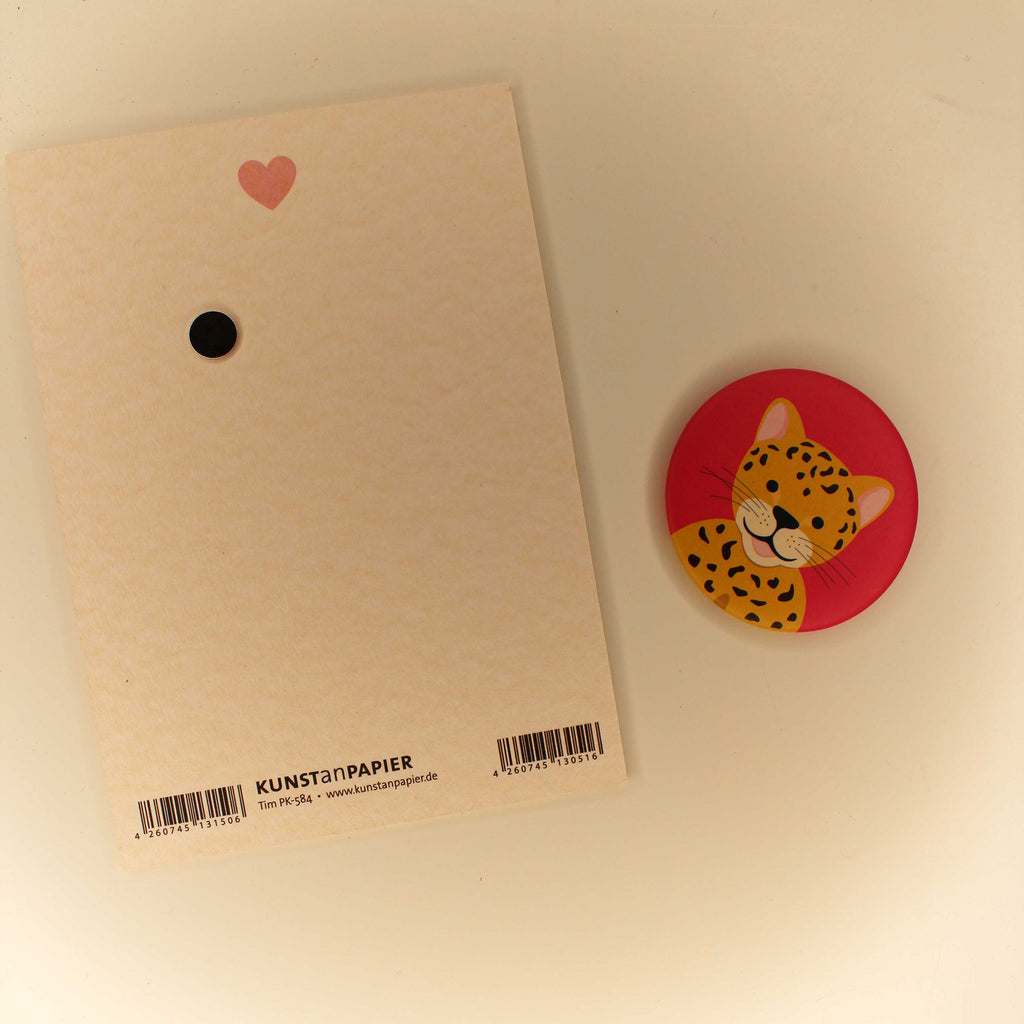 Set Karte & Magnet Du bist wunderbar