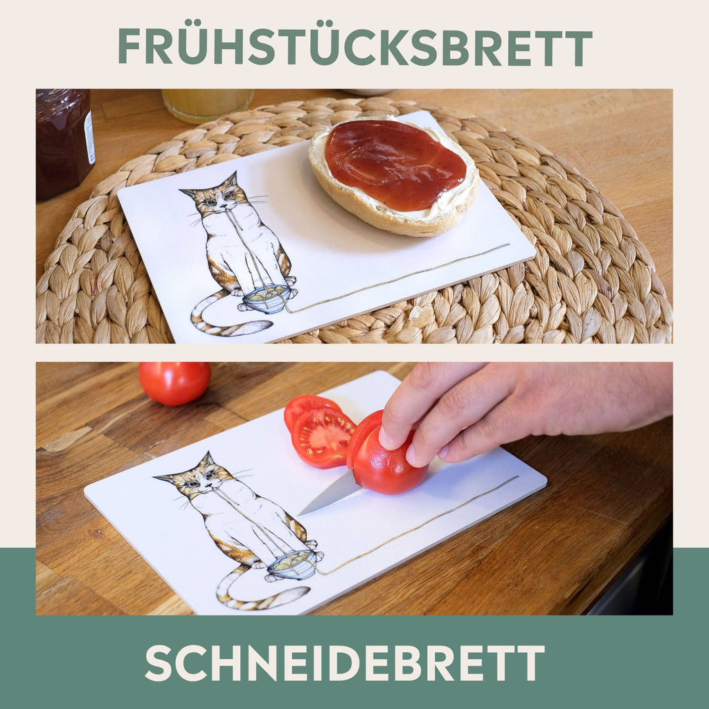 Holzbrettchen - Ramenkatze