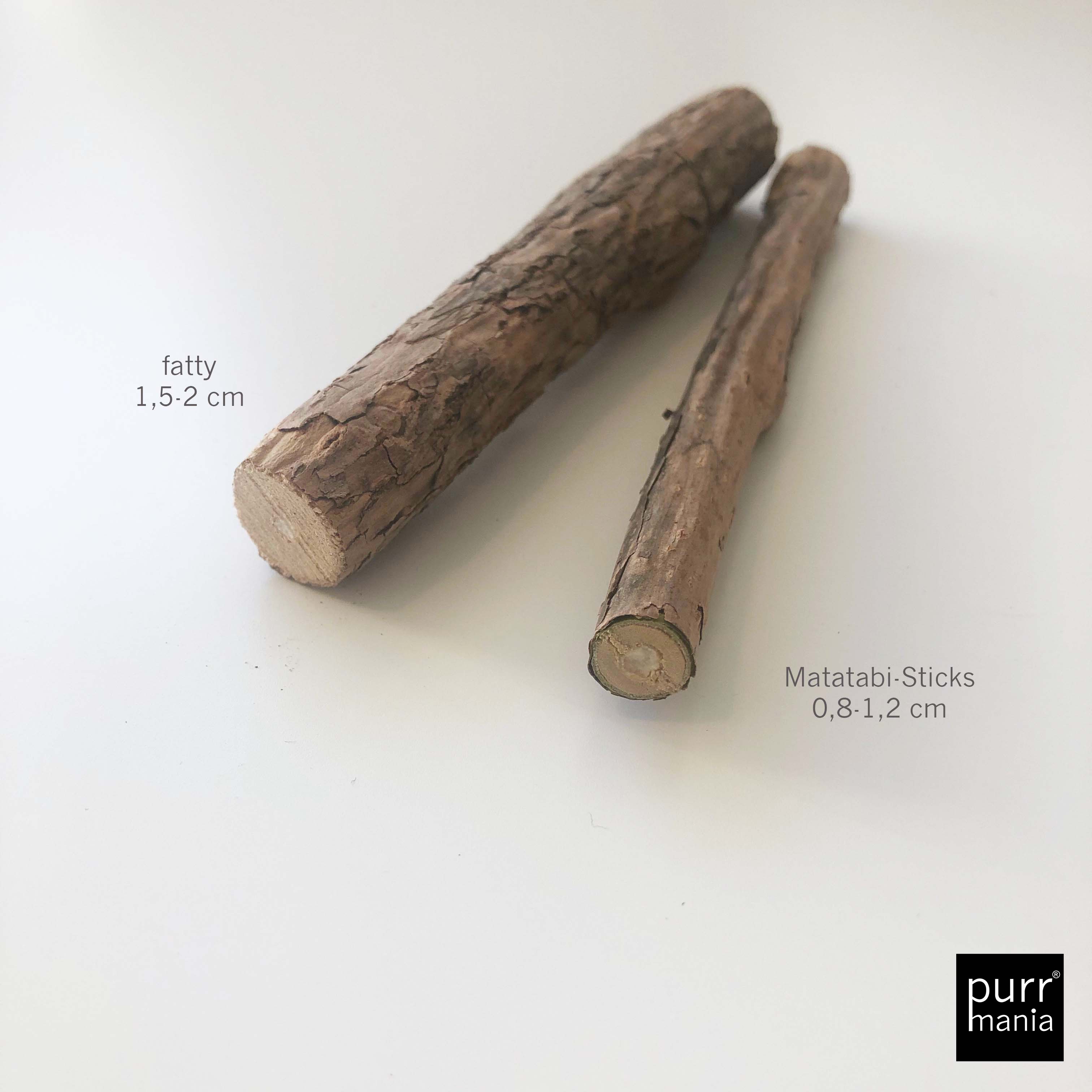 fatty extradicke Matatabi-Sticks naturbelassen