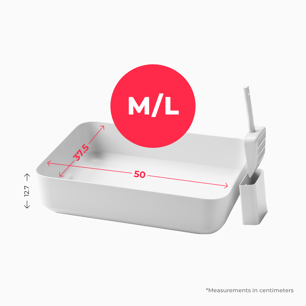 Hoopo Poh - Katzenklo - weiß