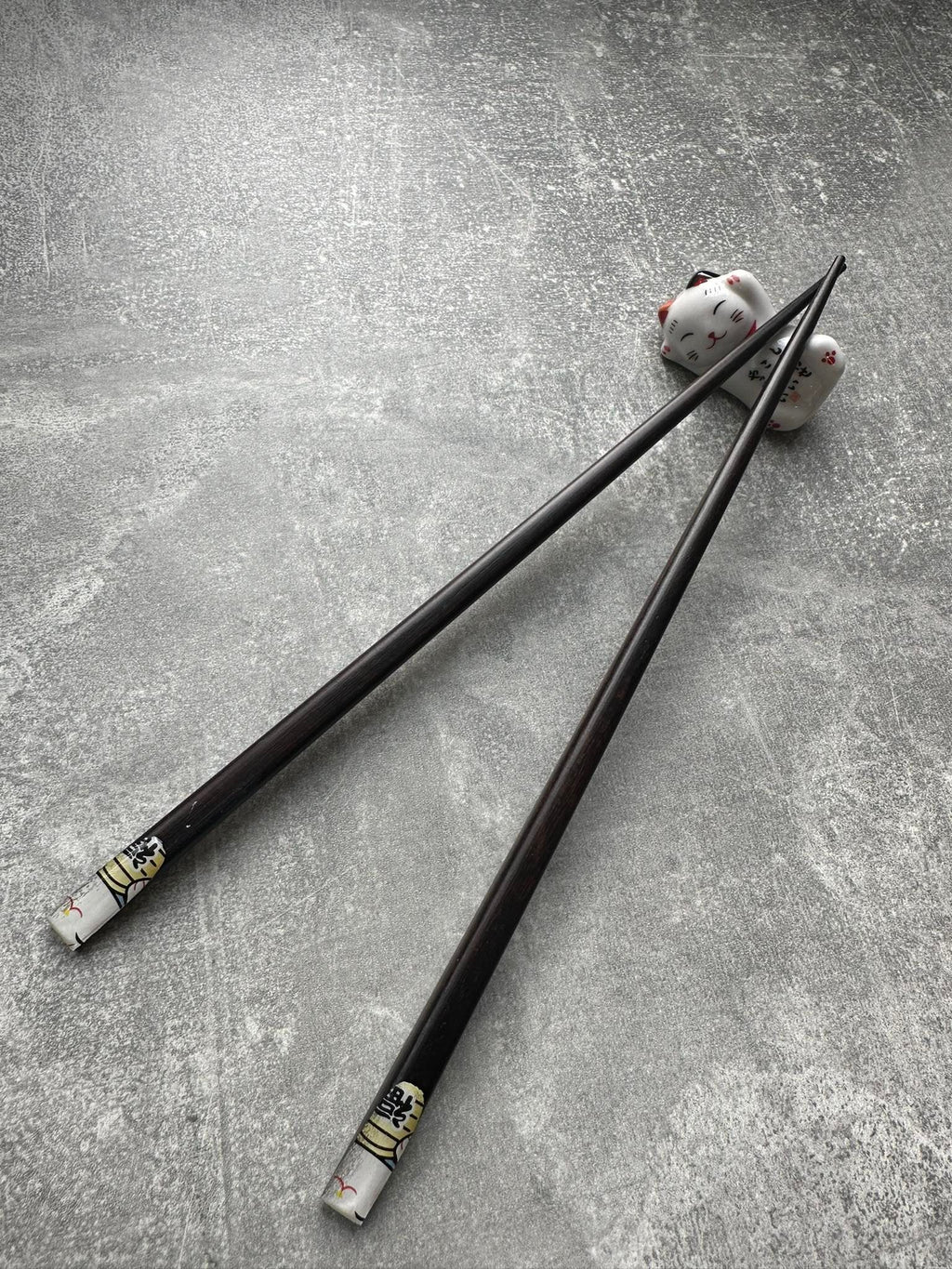 Essstäbchen Maneki Neko inkl. Ablage