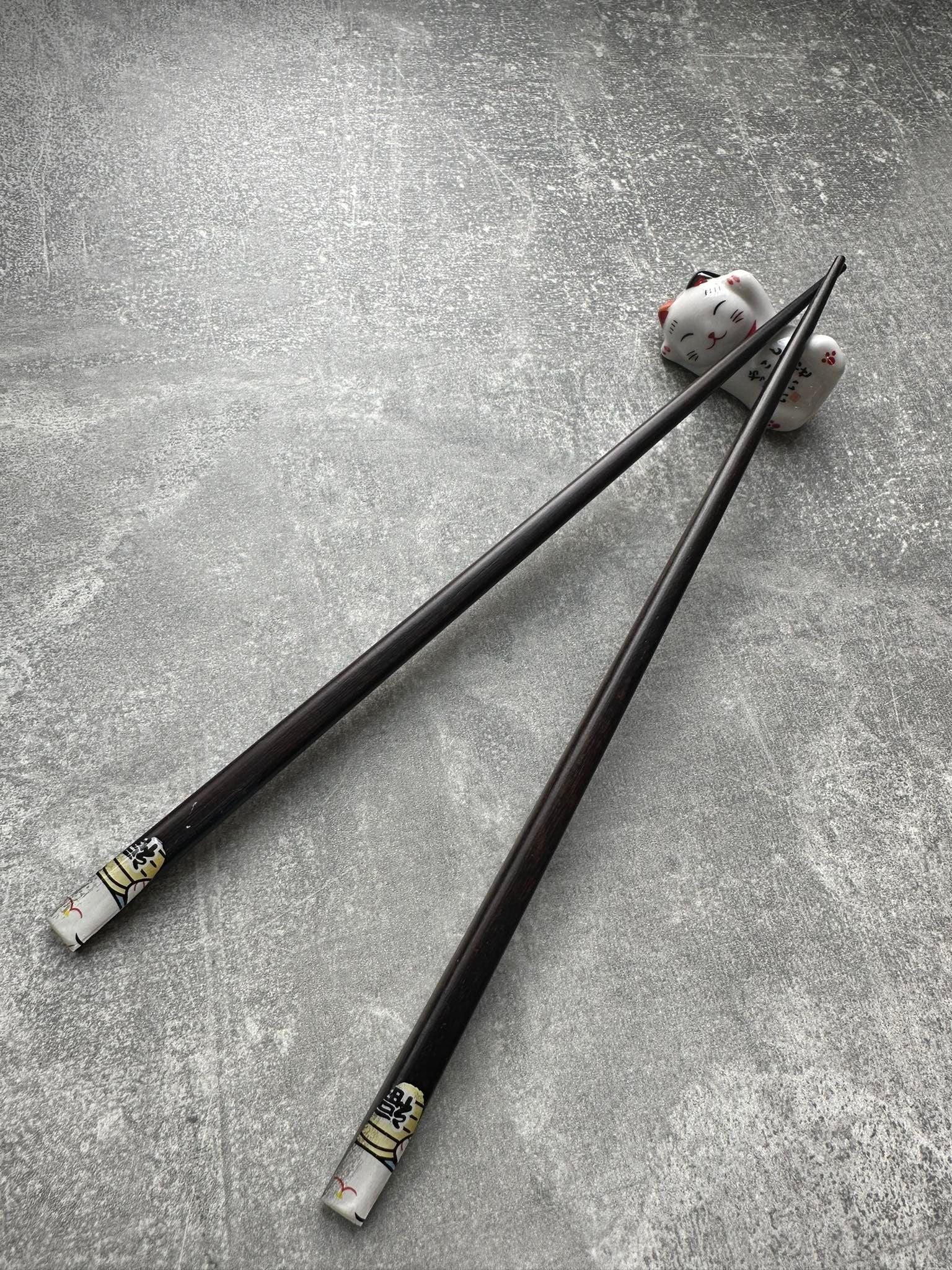 Essstäbchen Maneki Neko inkl. Ablage