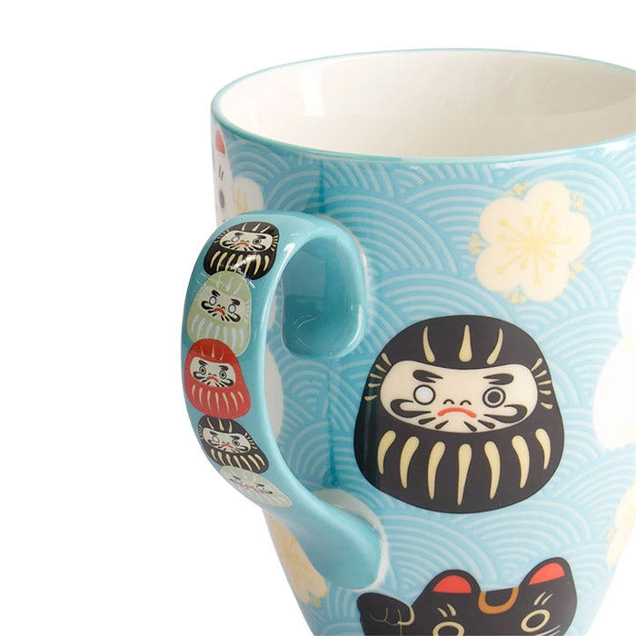 Tasse Lucky Cat mit Laternen Japan Ø 8.5 cm, 380 ml